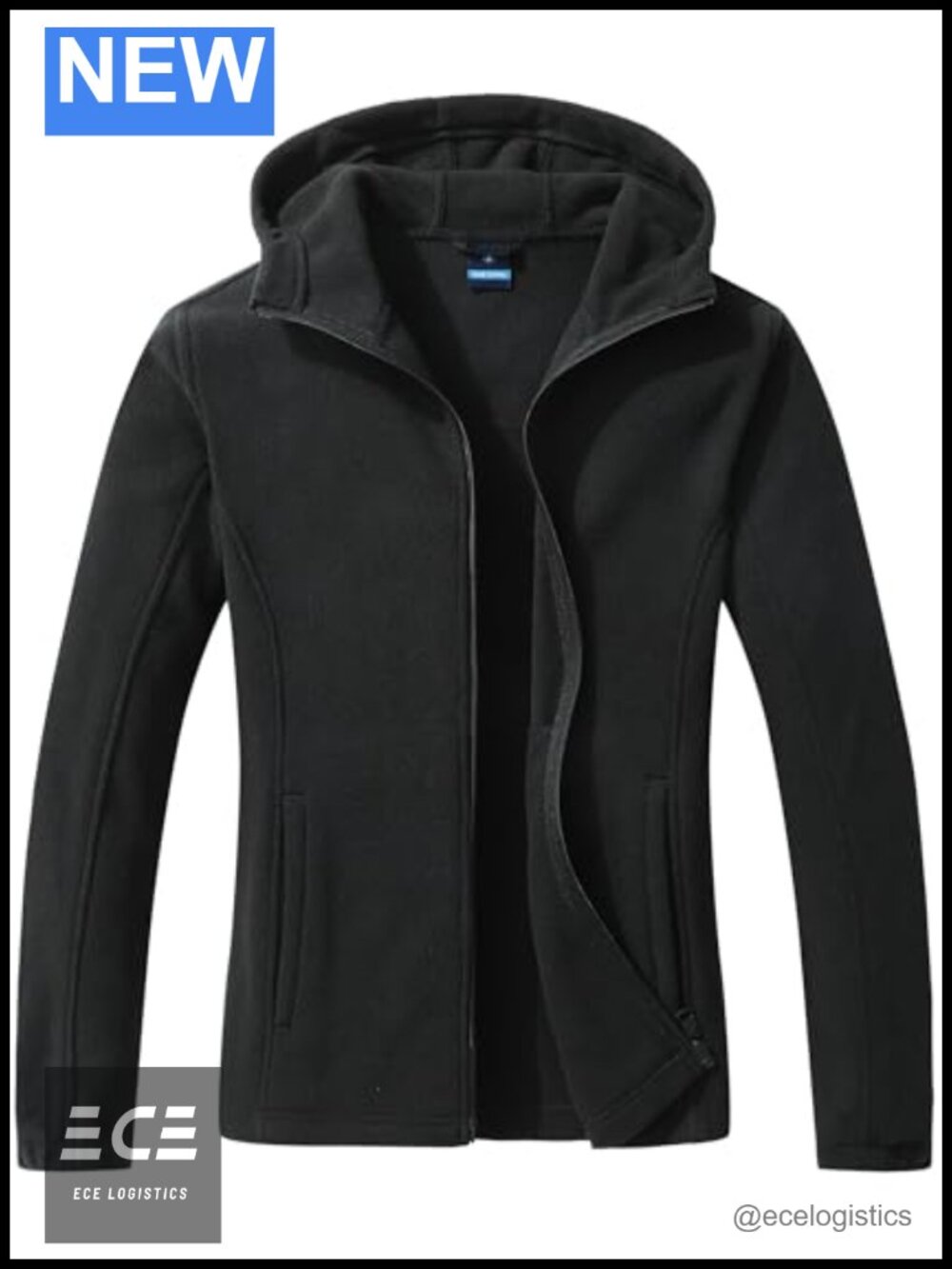 Women's Polar Fleece Full Zip Hooded Jacket Soft Warm Casual